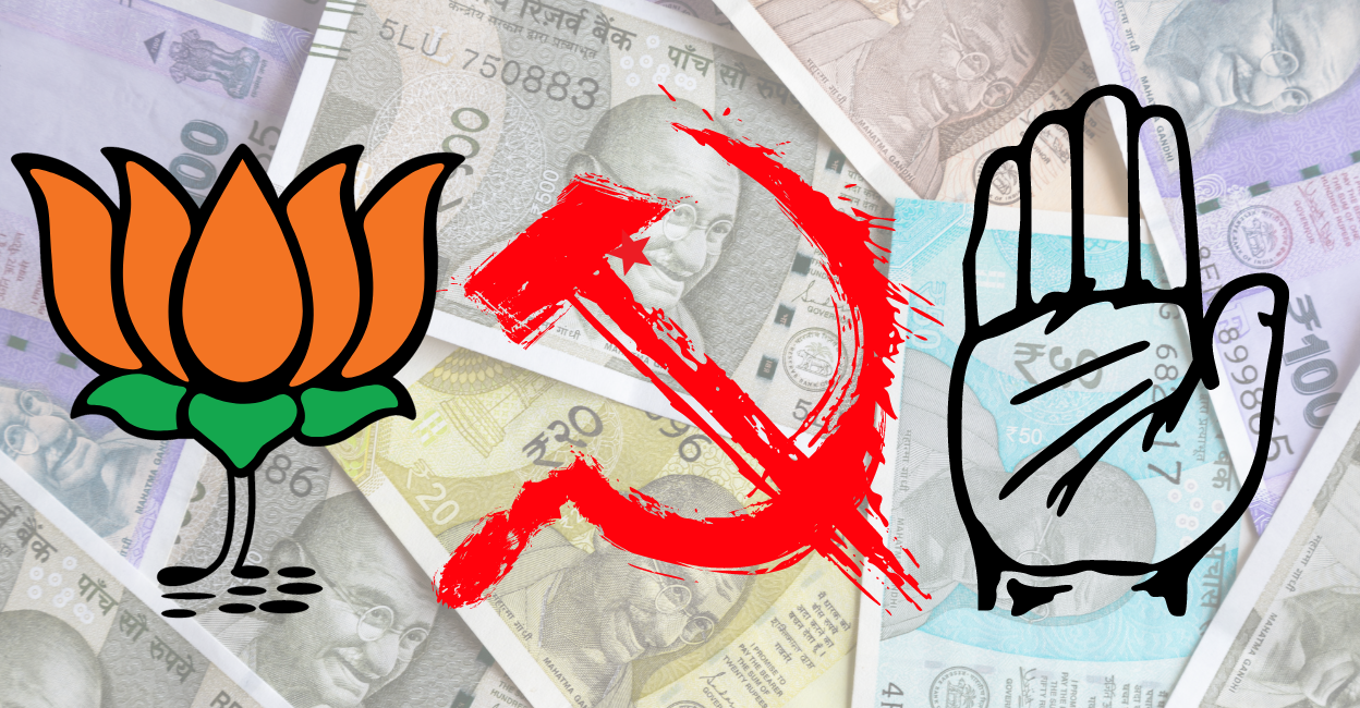 In the past two Lok Sabha elections in Kerala, the BJP spent over Rs 40 crore. Photo: Representational image